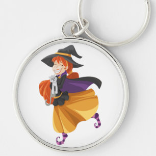 LLAVERO "HAPPY HALLOWEEN" WITCH