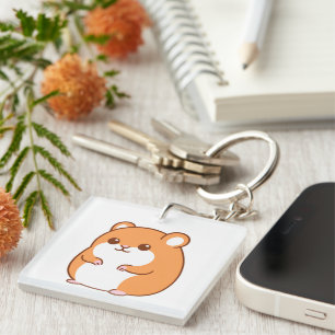 Llavero Happy Hamster Keychain