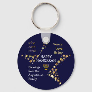 Llavero HAPPY HANUKKAH Personalizado