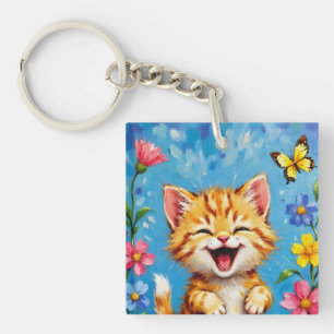 Llavero Happy Kitty Garden