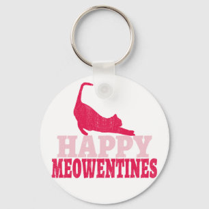 Llavero Happy Meowentines   Gracioso regalo de San Valentí