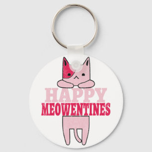 Llavero Happy Meowentines Regalos El día de San Valentín