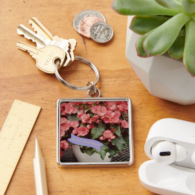 LLAVERO HAPPY MOTHER'S DAY KEY CHAIN /LARGE,SQUARE (Escritorio )