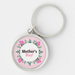 Llavero Happy Mother's Day Pink Tulips