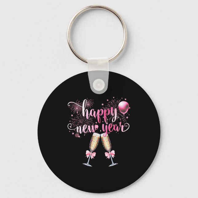 Llavero Happy New Year 2026, Cute Funny Gift Men, Women  (Anverso)