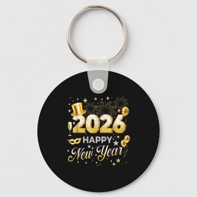 Llavero Happy New Year 2026 Funny New Years Eve Party Men  (Anverso)