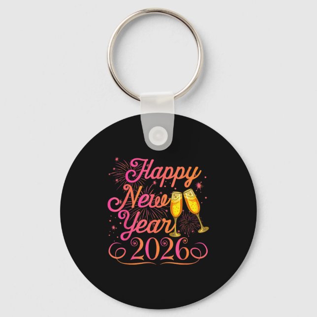 Llavero Happy New Year Funny Matching Family New Years Eve (Anverso)