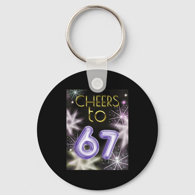 Llavero Happy New Year With A 6 7 Zoomer Meme Vibe. 2026 C (Anverso)