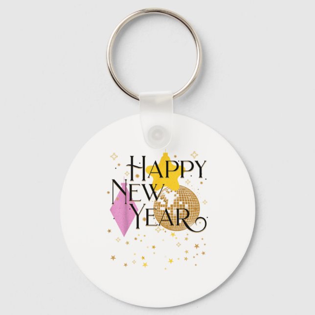 Llavero Happy New Years Eve Party Supplies 2026 Matching M (Anverso)