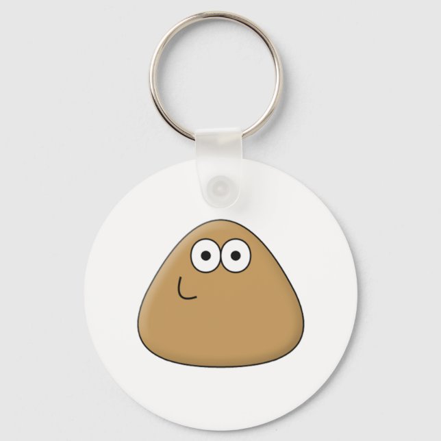 Llavero Happy Pou - Keychain (Anverso)