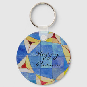 Llavero Happy Purim Key Chain