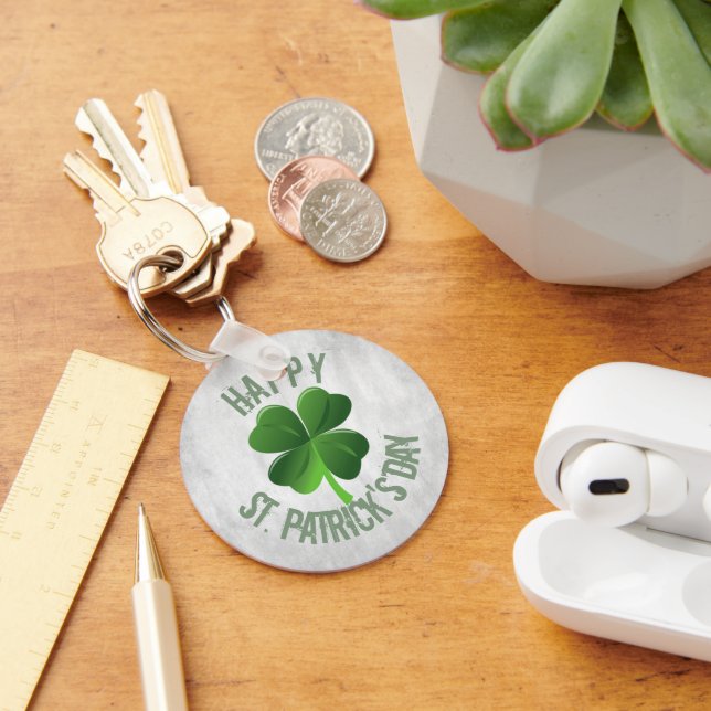 Llavero Happy St. Patrick's Day Keychain (Escritorio )