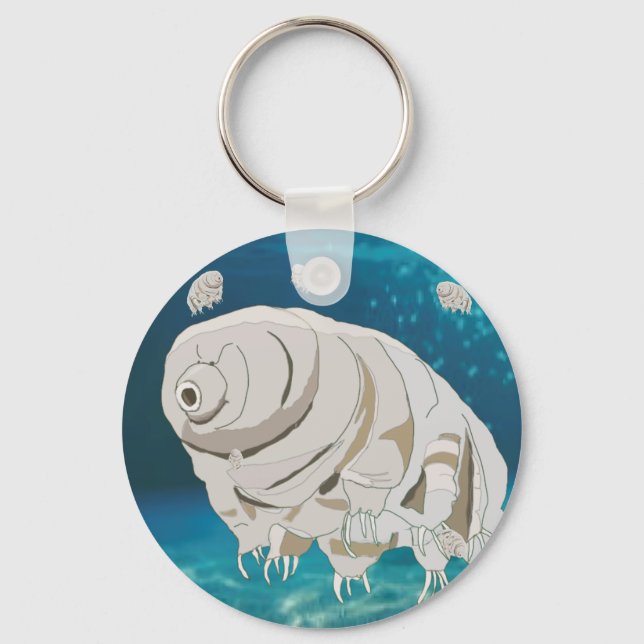 Llavero Happy Tardigrade floating under water (Anverso)