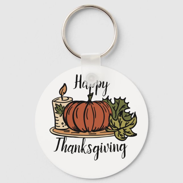 Llavero Happy Thanksgiving Tote Bag (Anverso)
