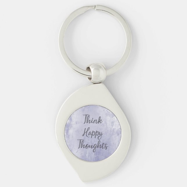 Llavero Happy Thoughts Dusty Lavender Purple (Anverso)