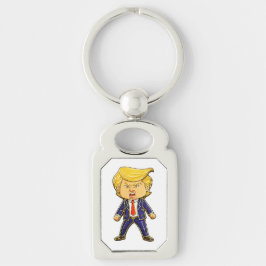 Llavero Happy Trump Lapel Pin Chibi Cartoon Funny Meme Pop