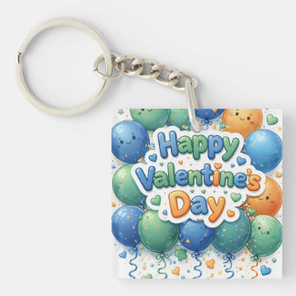 Llavero Happy Valentine’s Day Keychain | Romantic Love Key