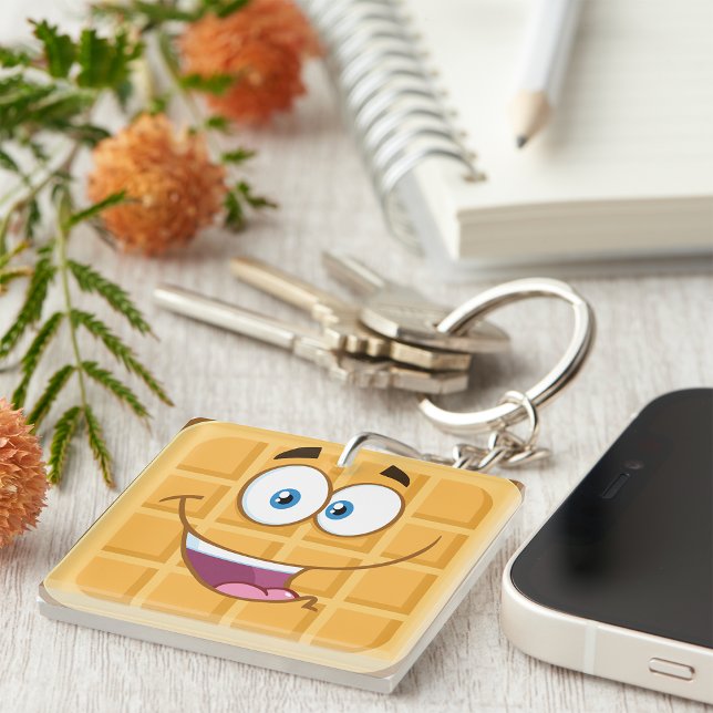 Llavero Happy Waffle Keychain (Subido por el creador)