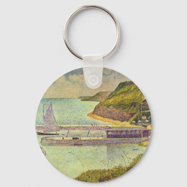 Llavero Harbour Port-en-Bessin High Tide by Georges Seurat (Anverso)