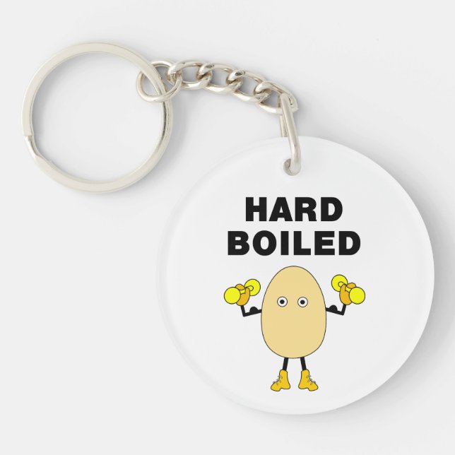 Llavero Hard Boiled Egghead Text (Frente)