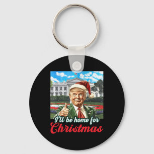 Llavero Haré Hogar A Los Navidades Trump Divertidos Pajama