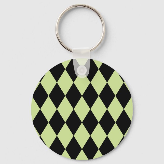 Llavero Harlequin Mint y Black (Anverso)