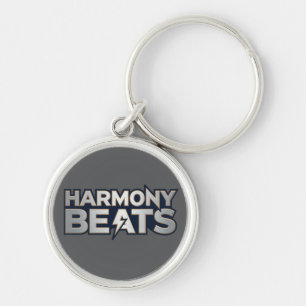 Llavero Harmony Beats – Arte de Texto de Vibraciones Music