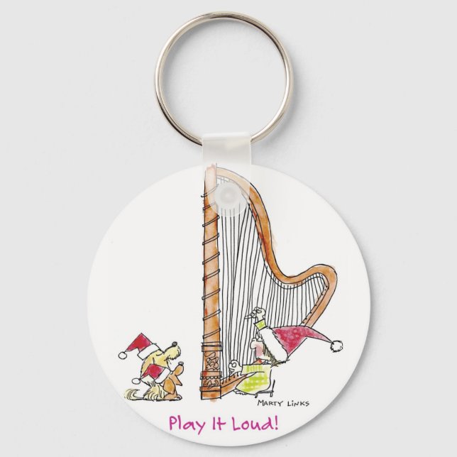 Llavero Harp de Navidades CH-004 (Anverso)