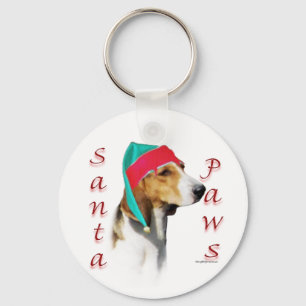 Llavero Harrier Santa Paws