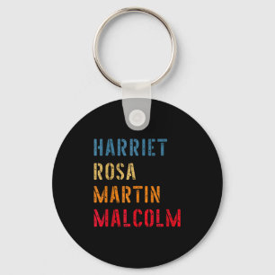 Llavero Harriet Rosa Martin Malcolm _ Líder de la Historia