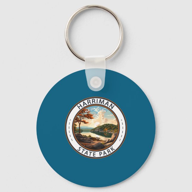 Llavero Harriman State Park New York Badge _1  (Anverso)