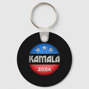 Llavero Harris 2024 President Fun Vintage Button Vote Kama