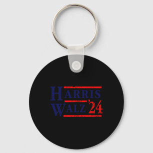 Llavero Harris Tim Walz 2024 Fiesta demócrata electoral