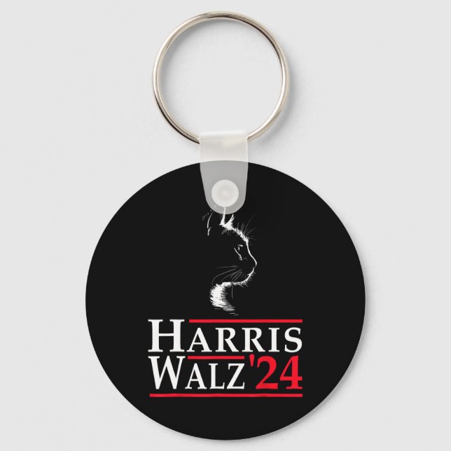 Llavero Harris Waltz 2024 Elecciones Kamala Harris Tim Wal (Anverso)