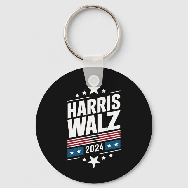 Llavero Harris Waltz 2024 Kamala Harris Tim Waltz 2024 (Anverso)