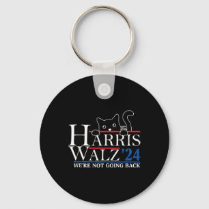 Llavero Harris Waltz 2024 No vamos a volver un gato gracio