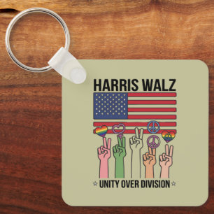 Llavero Harris Waltz 2024 Unidad Sobre División