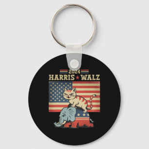 Llavero Harris Waltz 2024 Vp President Election Gato Diver