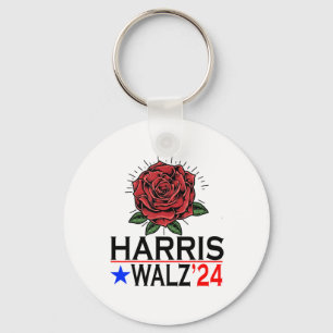 Llavero Harris Waltz vota por la flor Kamala 2024