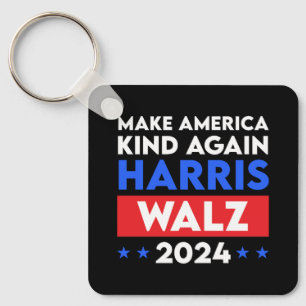 Llavero Harris Walz 2024 hace que Estados Unidos vuelva a 