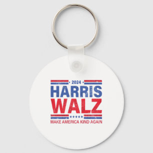 Llavero Harris Walz 2024 hace que Estados Unidos vuelva a 