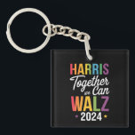 Llavero Harris Walz 2024 Kamala juntos podemos LGBT<br><div class="desc">Harris Walz 2024 Kamala juntos podemos elegir</div>