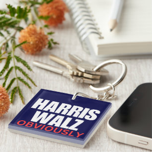 Llavero Harris Walz OBVIOUSLY Harris Walz 2024 Obviament