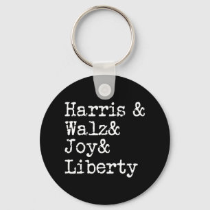 Llavero Harris Wheimer Joy Liberty Vote Kamala Harris Pres