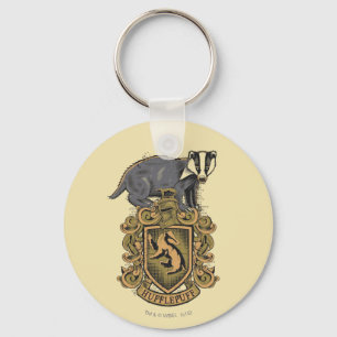 Llavero Harry Potter   Escudo de Hufflepuff con Badger