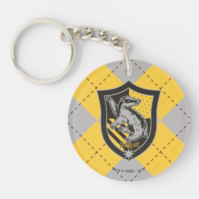 Llavero Harry Potter | Escudo de Orgullo de la Casa Huffle (Frente)