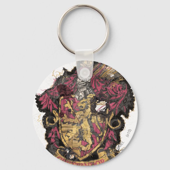 Llavero Harry Potter | Escudo Gryffindor - Destruido (Anverso)