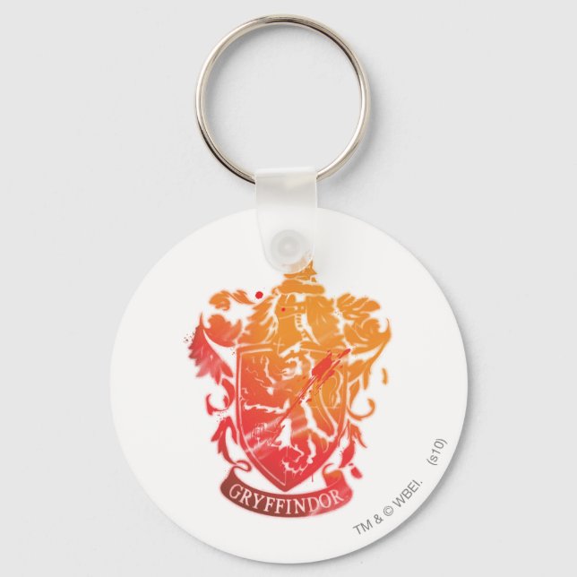 Llavero Harry Potter | Escudo Gryffindor - salpicado (Anverso)