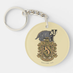 Llavero Harry Potter  Escudo Hufflepuff con Badger