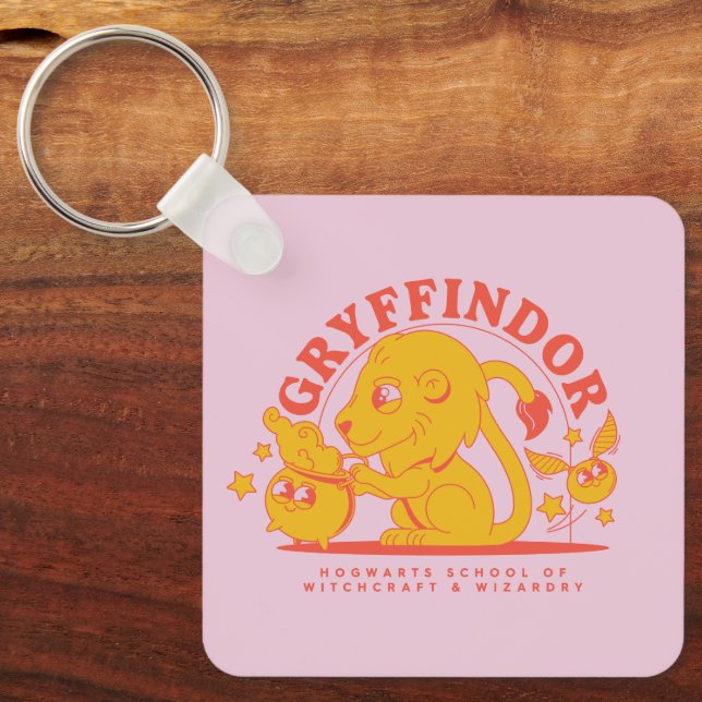 Llavero HARRY POTTER™ | Escuela Cute GRYFFINDOR™ Hogwarts (Anverso)